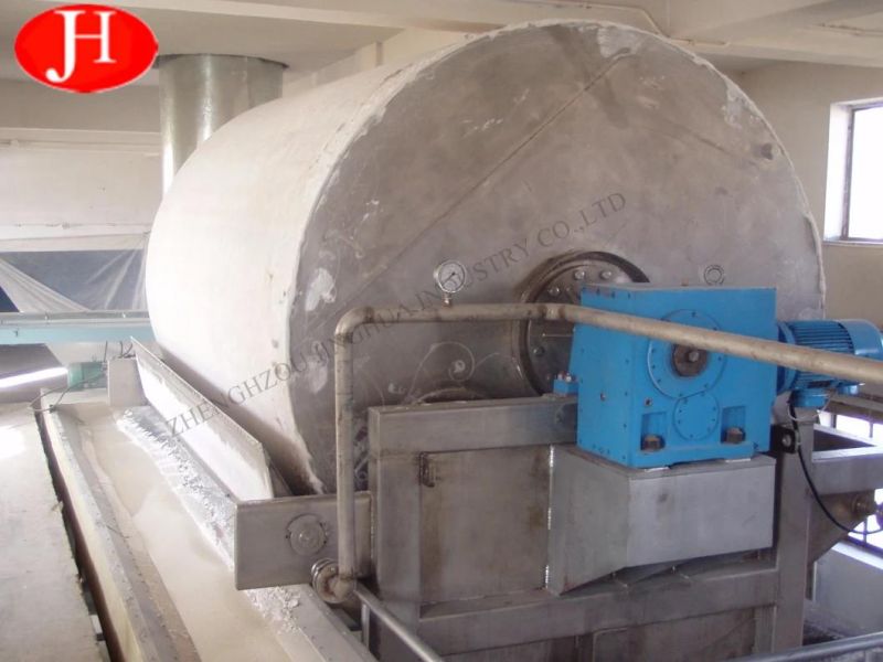 Large Capacity Vacuum Filter Cassava Flour Slurry Dehydrator Making Machine Flour Processing Line