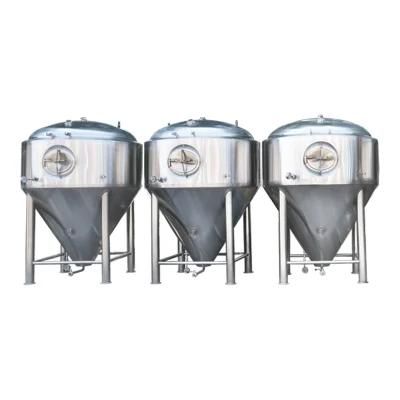 2000L Fermentation Vessel SS304 Beer Fermenter Conical Cooling Tank