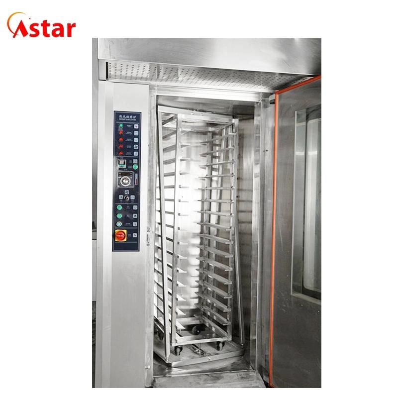 Commercial Automatic Bakery Gas Electric Diesel Bread Baking Machine Rotary Rack Oven