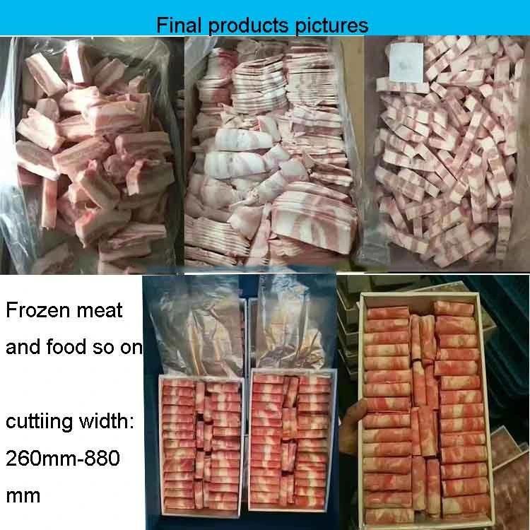 Frozen Mutton Cutting Sheep Meat Slicing Machine/Beef Rolls Slicer Cutter