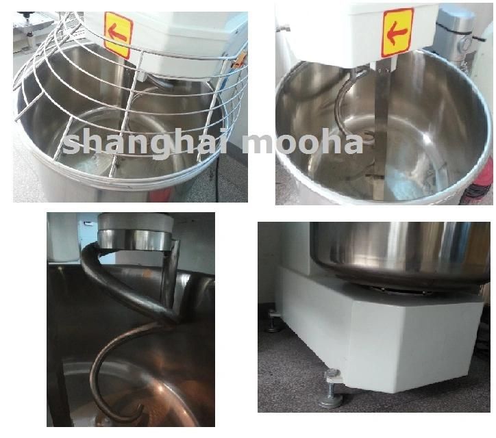 Commercial Bread Spiral Dough Mixer Pizza Dough Kneading Equipment