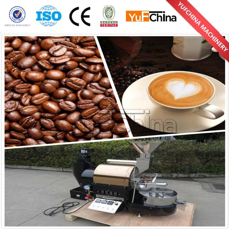 Good Quality Automatic 1kg Gas Heating Coffee Roaster for Sale