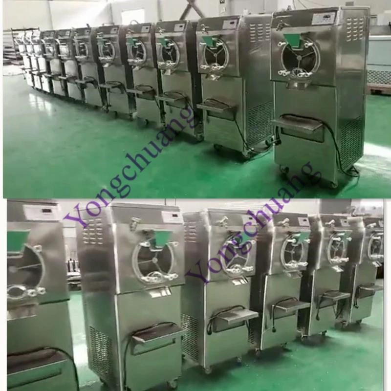 Stainless Steel Gelato Machine with LCD Display Screen