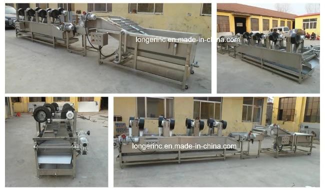 Automatic Fruit Vegetable Cleaning Drying Cassava Peeling and Washing Machine