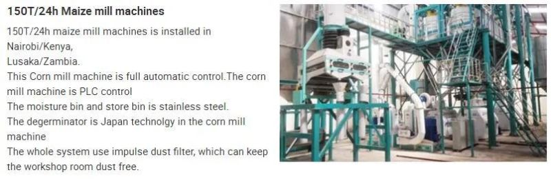 Tanzania Fully Automatic 20t Maize Milling Machine