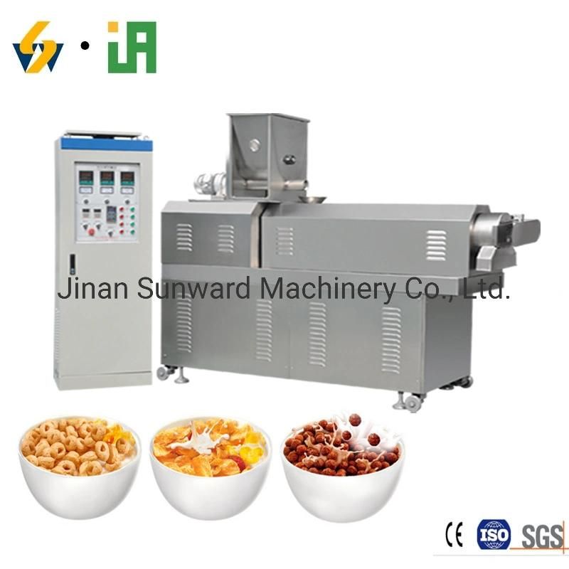 Small Corn Flakes Making Plant Corn Chips Processing Line