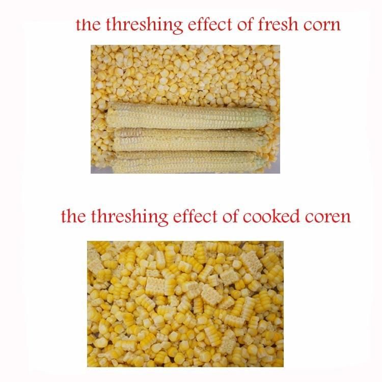 Fresh Frozen Corn Seed Threshing Sweet Corn Peeling Machine