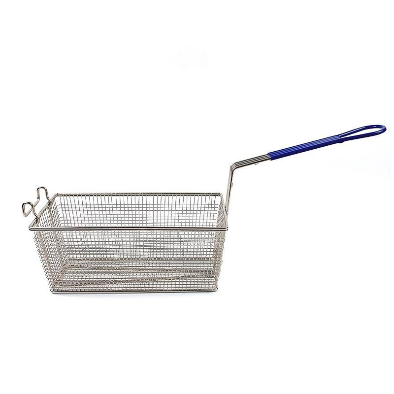 Stainless Steel Fryer Basket with Front Hook