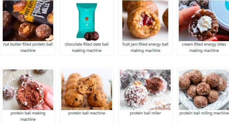 Automatic Nut Butter Filled Protein Ball Machine