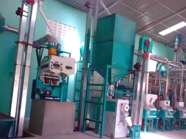 Hongdefa 30t/24h Automatic Corn Flour Mill Processing Plant