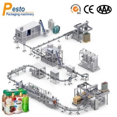 Complete Automatic Basil Seed Drink Bottling Filling Machine Line