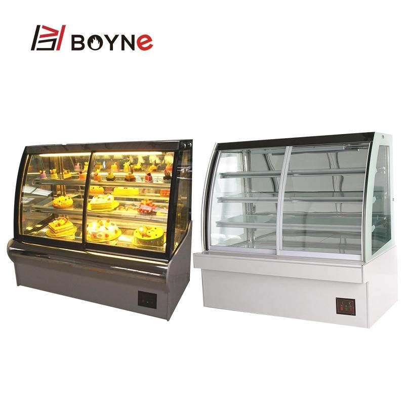 Commercial European Type Three Layer Cake Display Cabinet Auto-Defog Chiller