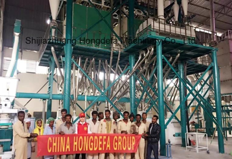 80 Ton Wheat Flour Mill Milling Machine Installed in Algeria