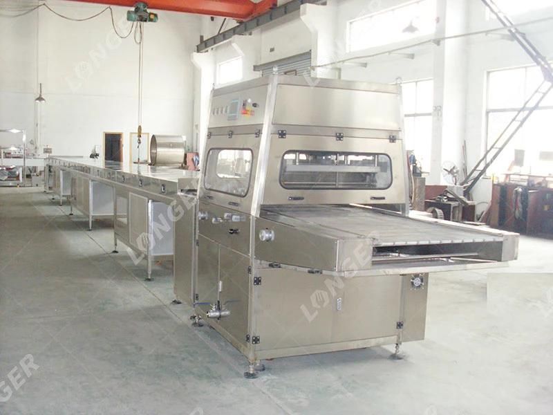 LG-CT600 Covered Chocolate Biscuit Making Machine Chocolate Wafer Biscuit Machine