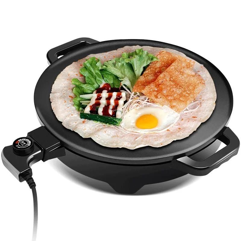 Household Hot Sale Non Stick Plate Pizza Pancake Maker Electric Crepe Maker Kitchen Equipment