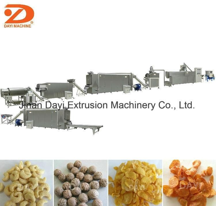 200-250kg/H Honey Corn Flakes Making Machine