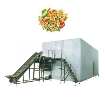 Industrial Pea Freezing Line Green Pea IQF Freezer