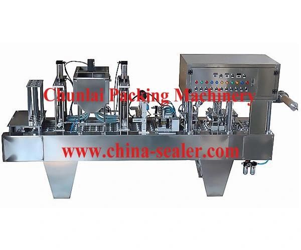 Linear Type Cup Filling and Sealing Machine