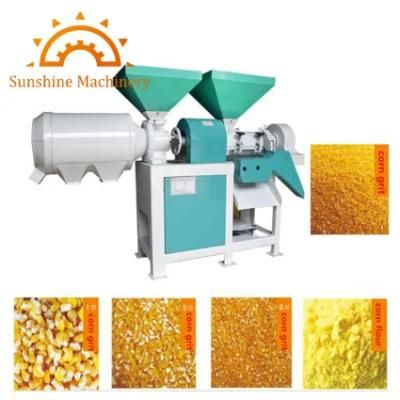 Maize Corn Grit Making Skin Peeling and Grinding Machine