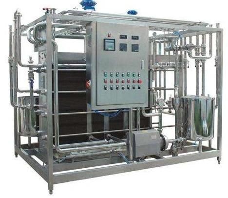 Plate Type Ultra - High Temperature Instantaneous Sterilization Machine Juice Sterilizer Milk Pasteurizer Beverage Uht Equipment