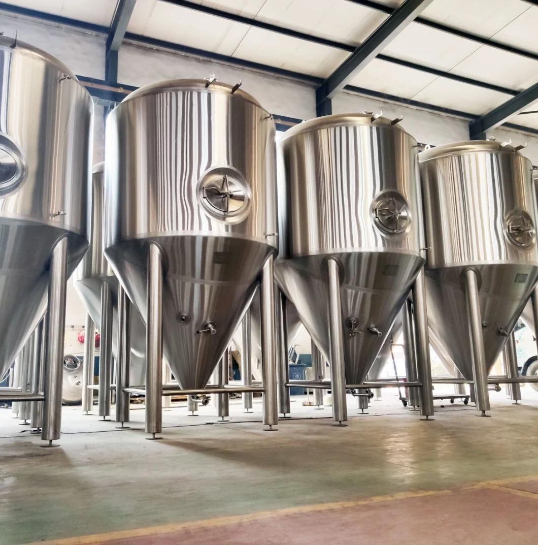 Sanitary 1000 L Fermenter Refrigerated Conical 1000L Fermentation Tanks