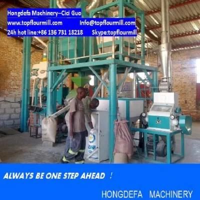 Small Size Maize Meal Milling Flour Mill Machine (10t)