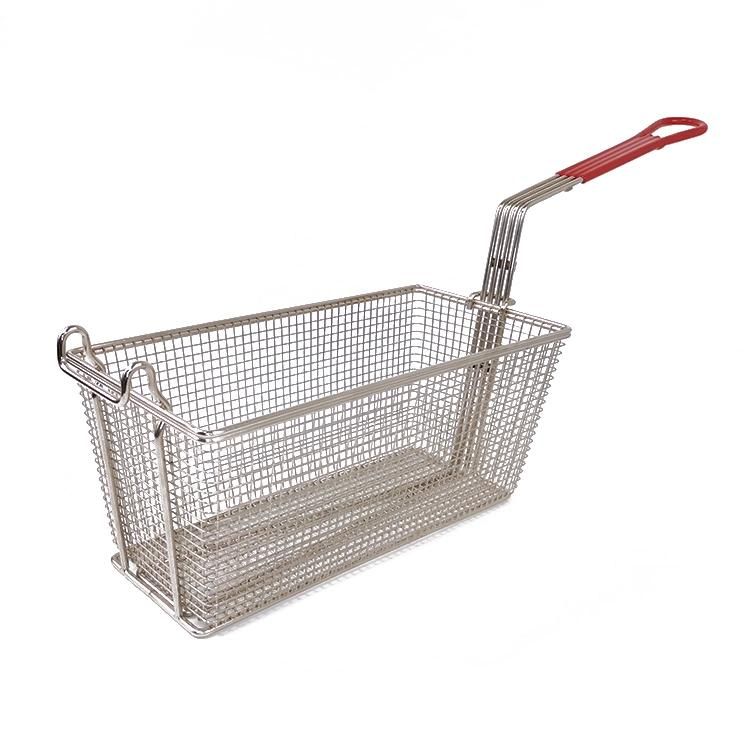 Hotel Kitchen Equipment Deep Fryer Basket French Fries Serving Basket Wire Mesh Frying Strainer Fry Basket