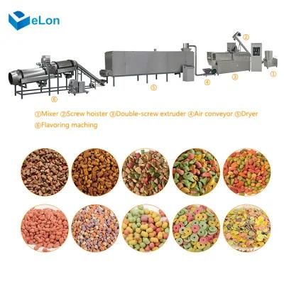 Automatic Dry Animal Pet Dog Cat Floating Sinking Fish Feed Pellet Production Snack Food ...