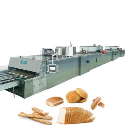 Industrial Bakery Equipment Hamburger Rusk Making Machine for Hot Dog