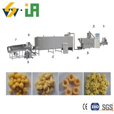 Corn Chips Snack Food Machine/Puffed Corn Snacks Making Machine/Doritos Corn Chips Making ...