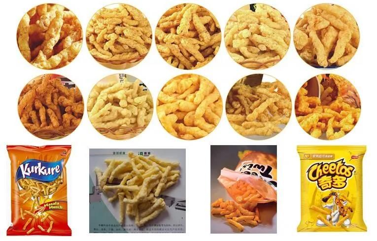 Quality Fried Kurkure Cheetos Nik Naks Snacks Food Processing Line