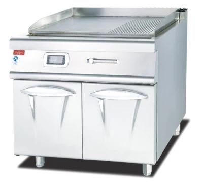 Commercial Freestanding Electric Induction Griddle with Cabinet Jg-486