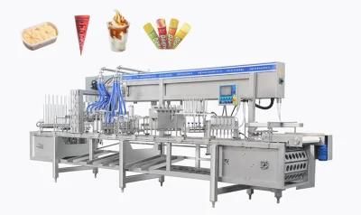 2-6 Lane Ice Cream Filling Machine/Packing Machine