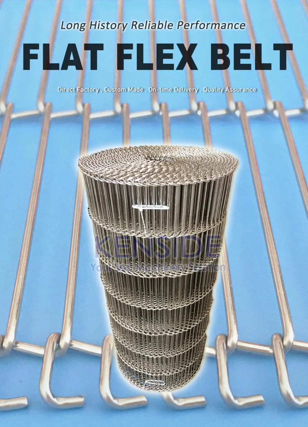 Flat Flex Wire Belt for Roasting and Searing