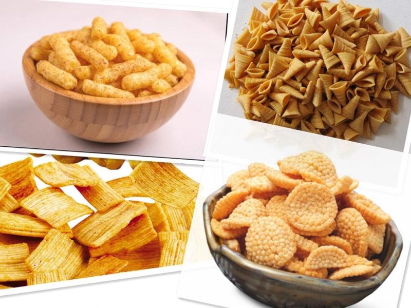 High Quality Fried Puffed Snack Extruder Machine Snack Food Machine