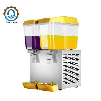 Factory Price Twin Tank Cold Drink Beverage Juice Dispenser