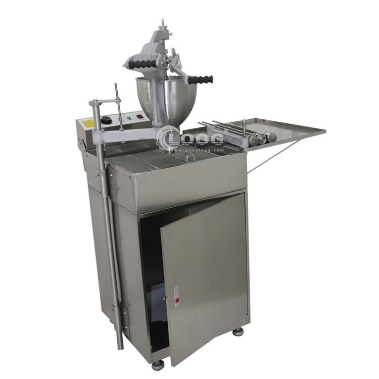 China Professional Donut Supplier Commercial Industrial Mini Doughnut Maker Stainless Steel Donut Making Machine Manual Type Mini Donut Machine for Sale