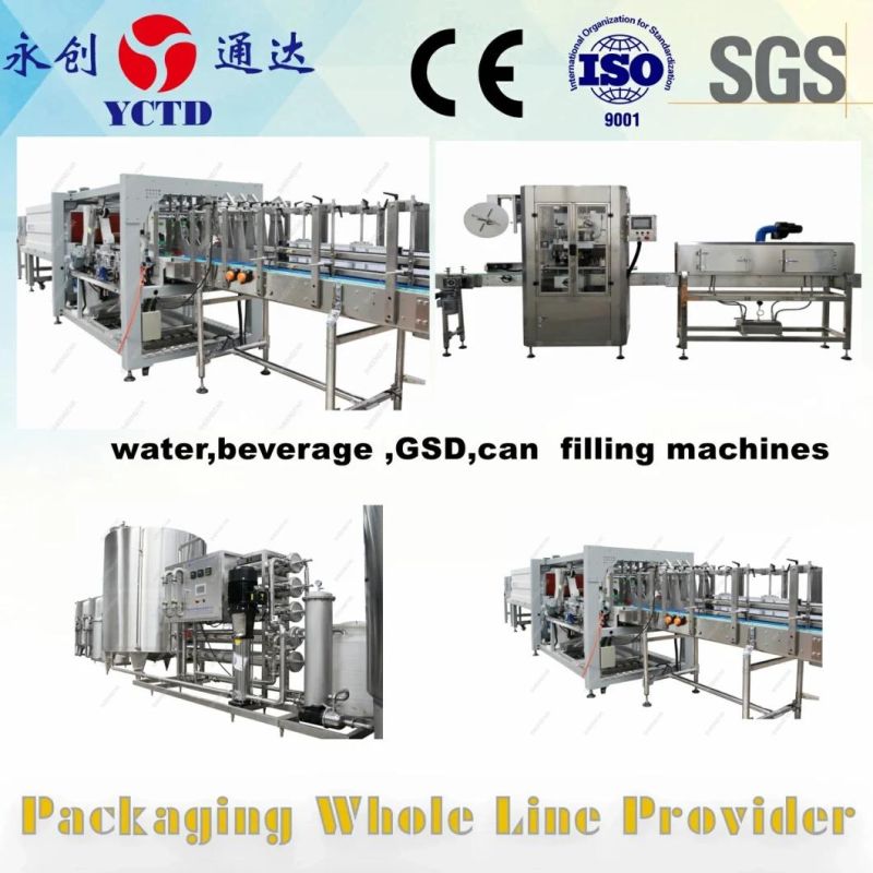 Automatic Drinking Water Producing Bottling Filling Machine Line for sparkling mineral water