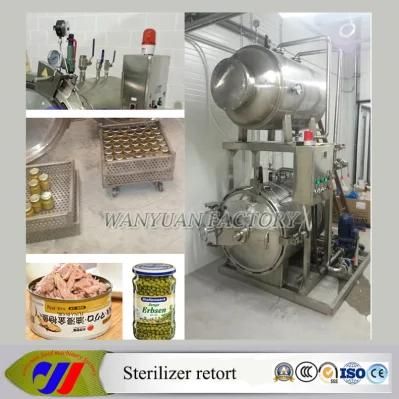 500L Stainless Steel Autoclave Sterilizer Retort for Packing Food