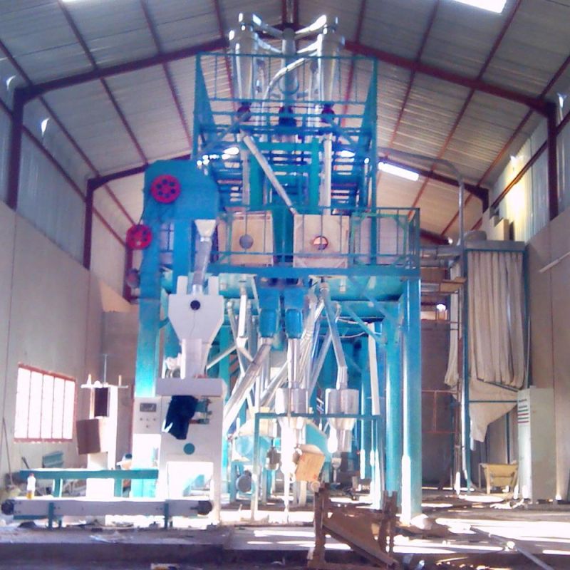 Maize Flour Milling Mill Corn Grits Grinder Processing Plant