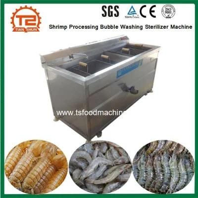 Shrimp Processing Bubble Washing Sterilizer Machine