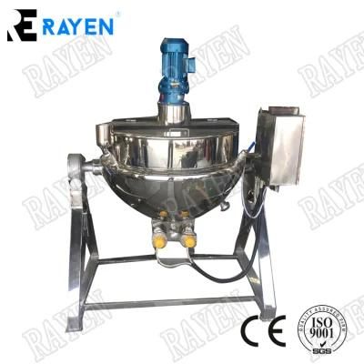 Stainless Steel Steam Jacketed Tilting Electric Jacketed Kettle