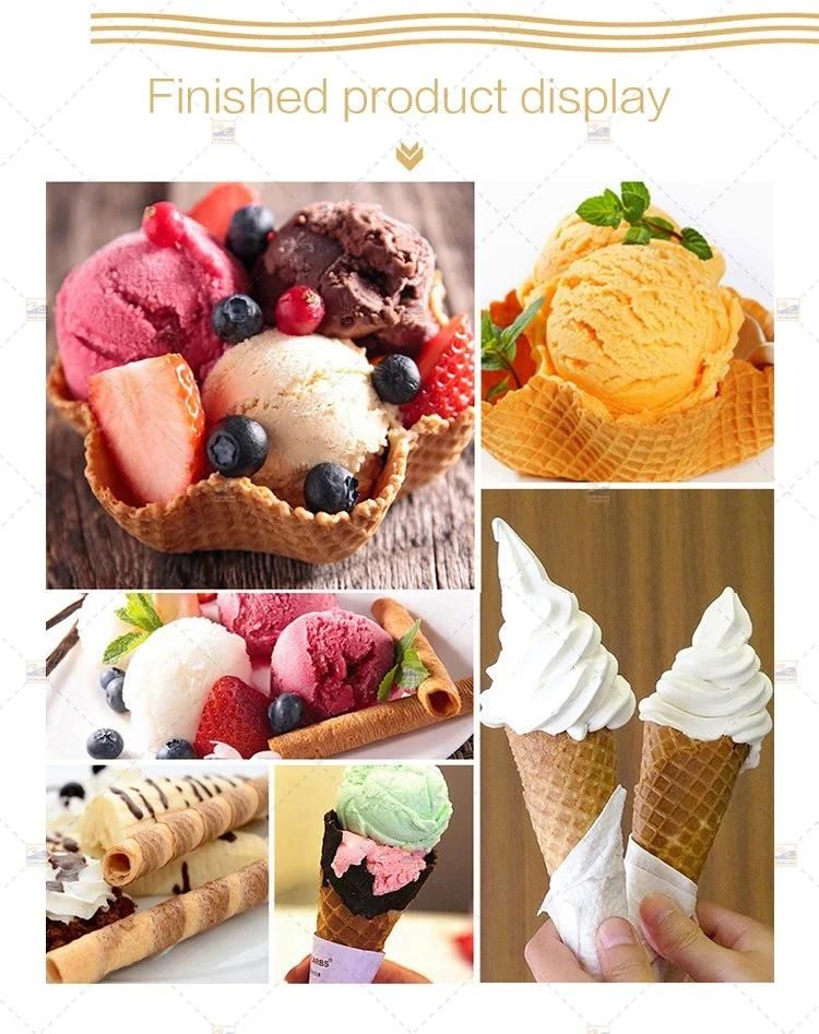 Manual Control Timing and Precise Temperature Small Machine Non Stick Alloy Ice Cream Cone Oven Cone Machine