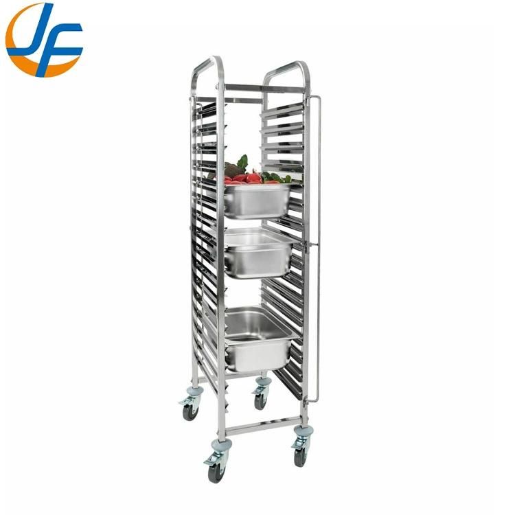 Rk Bakeware China- Stainless Steel Flatpack Tilting Display Rack/ Trolley