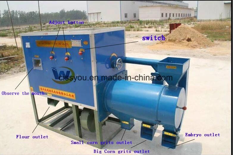 Corn Maize Peeling and Grinding Combined Processing Mill Machine (WSYM)