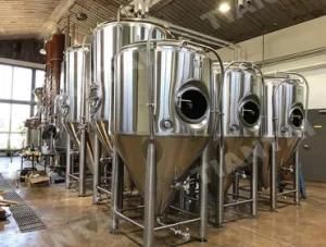 Tiantai 500L/1000L/2000L/3000L/4000L/5000L Stainless Steel 304 Fermenters in Brewery