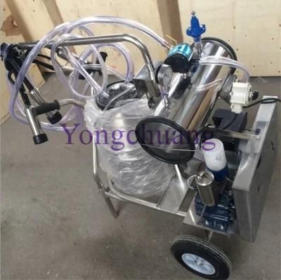Sheep Milking Machine with Stainless Steel Barrels