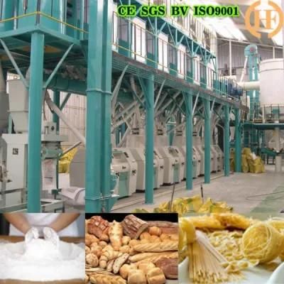 European Standard of 50t/24h Wheat Flour Milling Machine