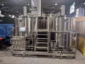 Two Vessel Brewhouse Mash Tun Lauter Tun Kettle Whirlpool Tank