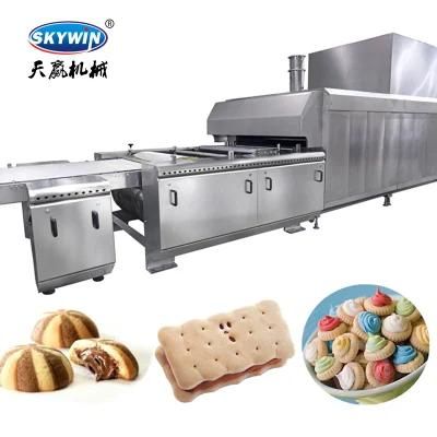 Skywin Electric/Gas/Diesel Oil Bakery Tunnel Oven for Baking Biscuit&Cookie